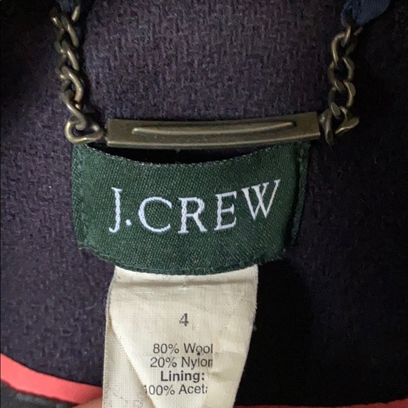 Jcrew Wool Belted Trench Coat - Picture 3 of 4